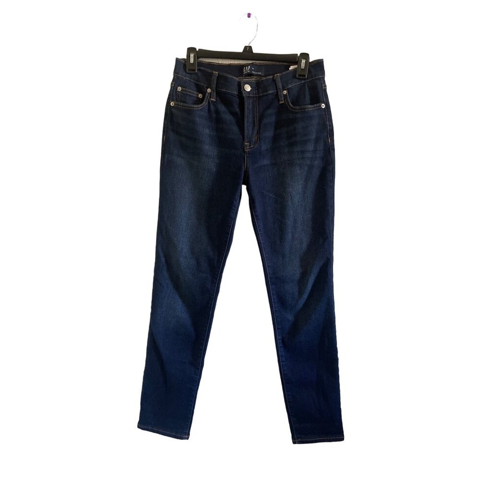 GAP Women's Girlfriend Jeans Size 25 Dark Blue